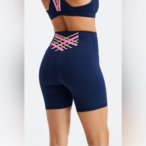 Fabletics bike shorts Boost Powerhold high waisted 6” athletic shorts‎